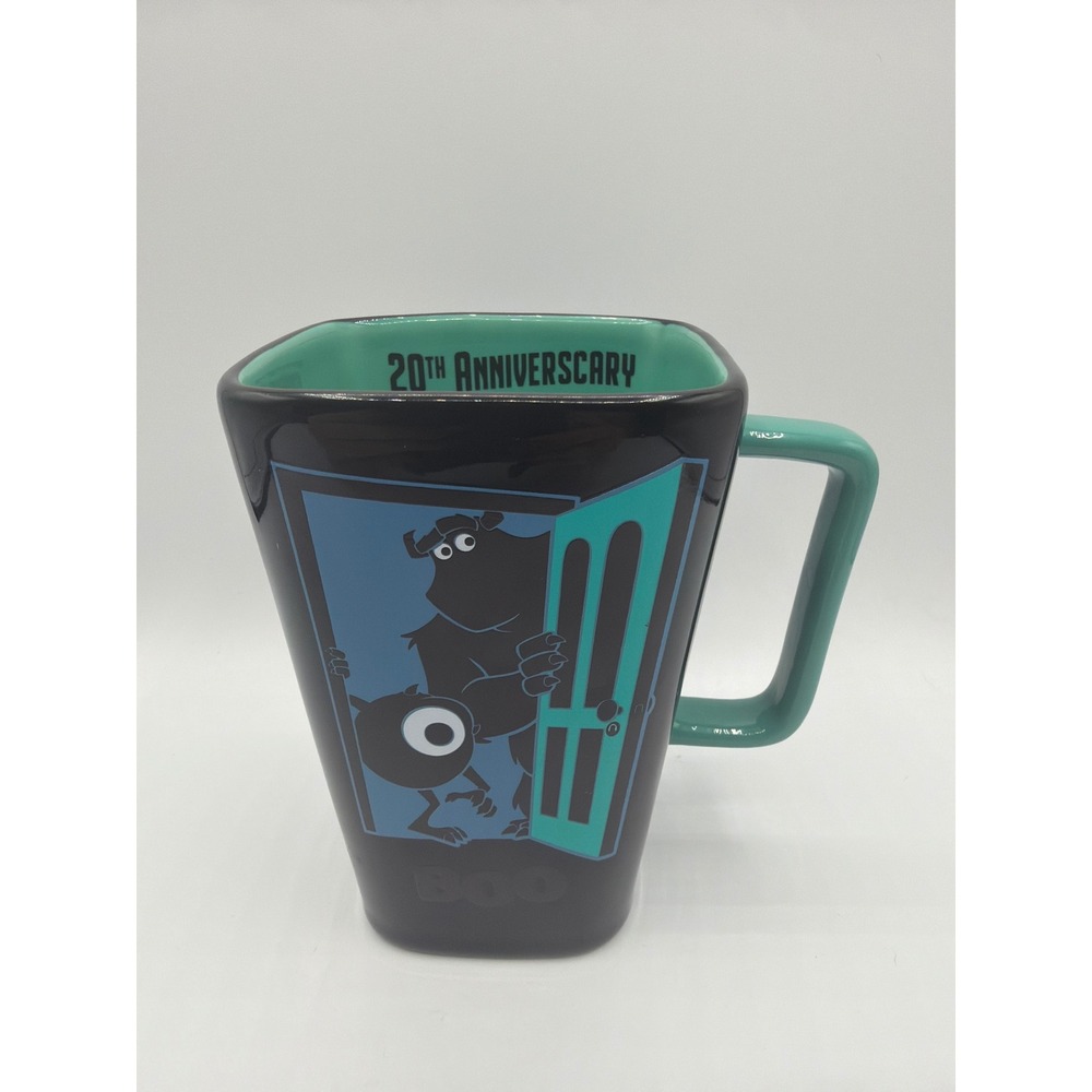 Disney Parks Pixar Monsters Inc 20th Ann. Color Changing Mug Mike Sulley Boo